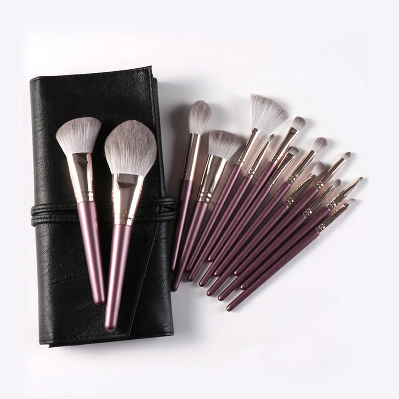 Factory Direct Price 14 PCS Cosmetic Makeup Brushes Set with Soft Hair