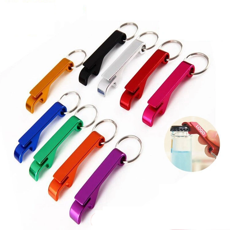 Colorful Beer Bottle Openers Premium Metal Keychain Bottle Opener Beverage Bottle Opener for Men