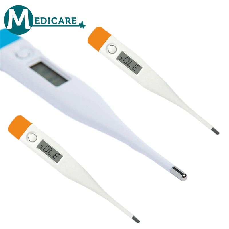 Medical Clinical Approval Thermometer Flexible Spitze Baby Tragbare Digitale Thermometer LCD Cartoon Tierdesign