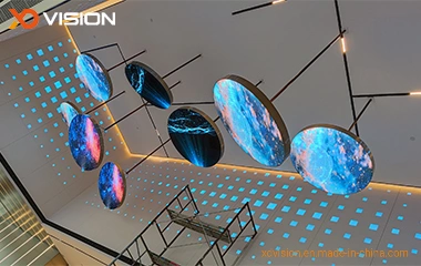 pH2.5 Diameter 4.8m Indoor SMD RGB Full Color Circular LED Screen Custom LED Display