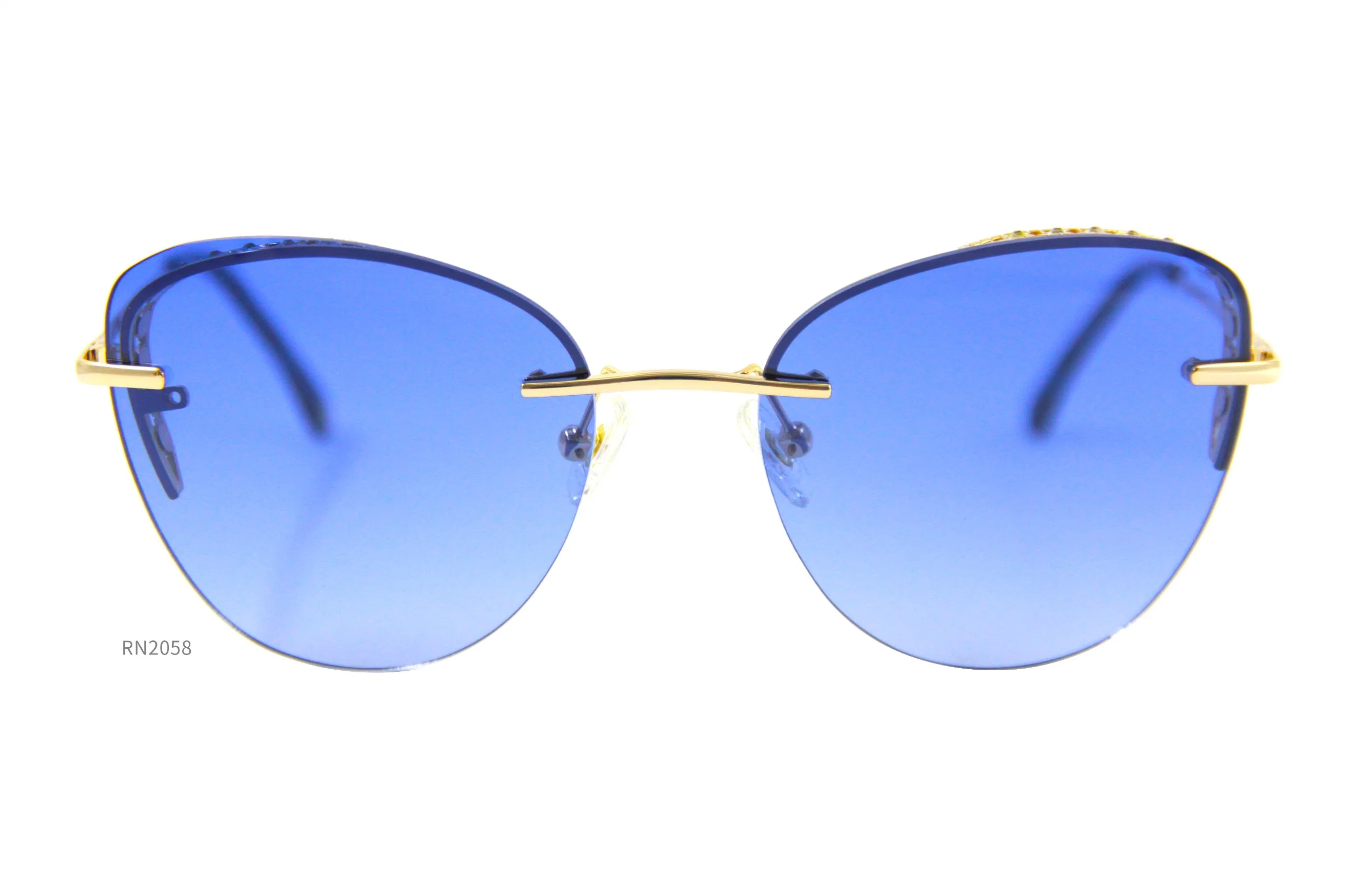 Polarized Metal Sunglasses with Blue Mirrow Lens Shenzhen Manufacturer