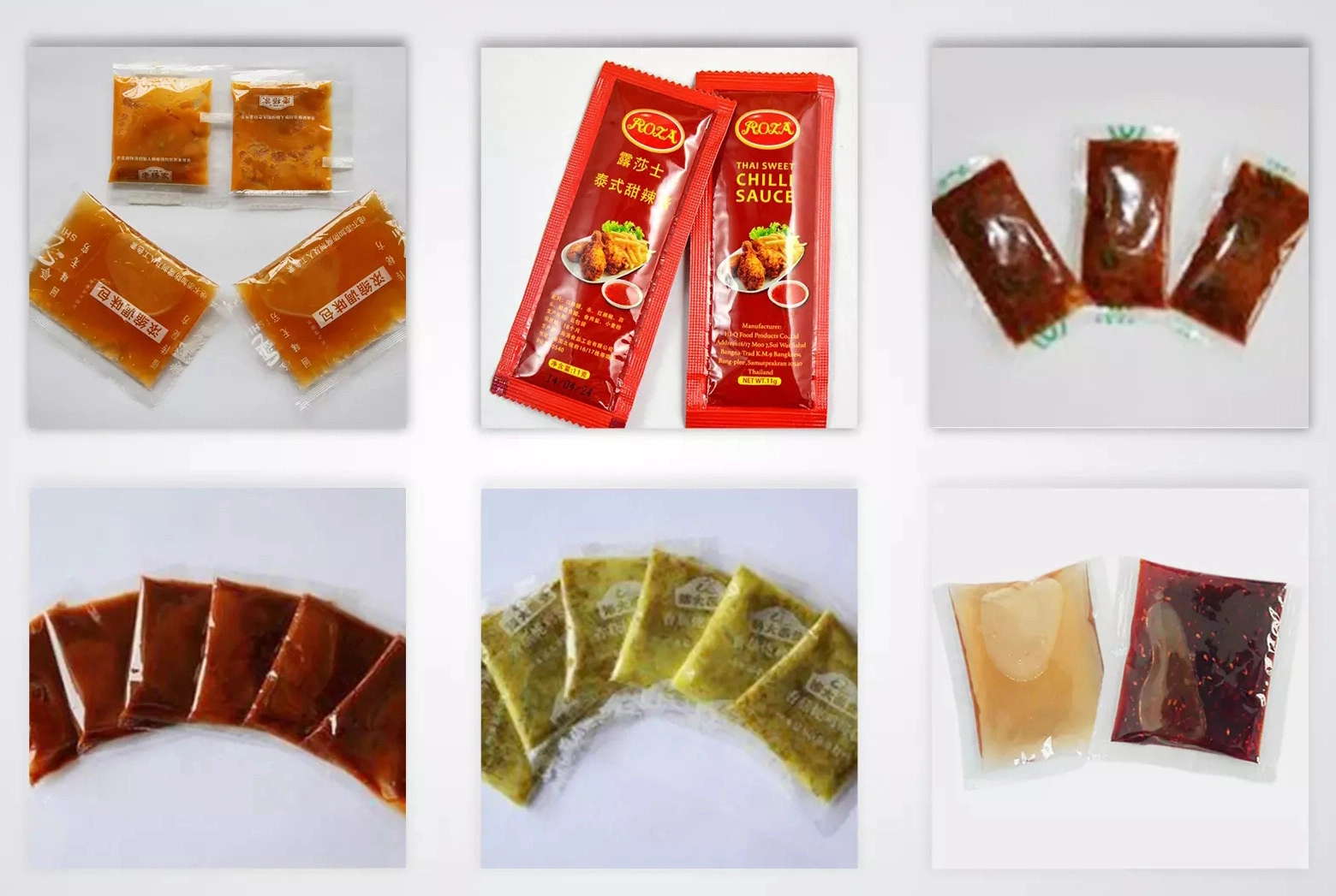 Chilli Sauce Paste Sachet Making Sealing Machinery Pulped Juice Sachet Filling Machine