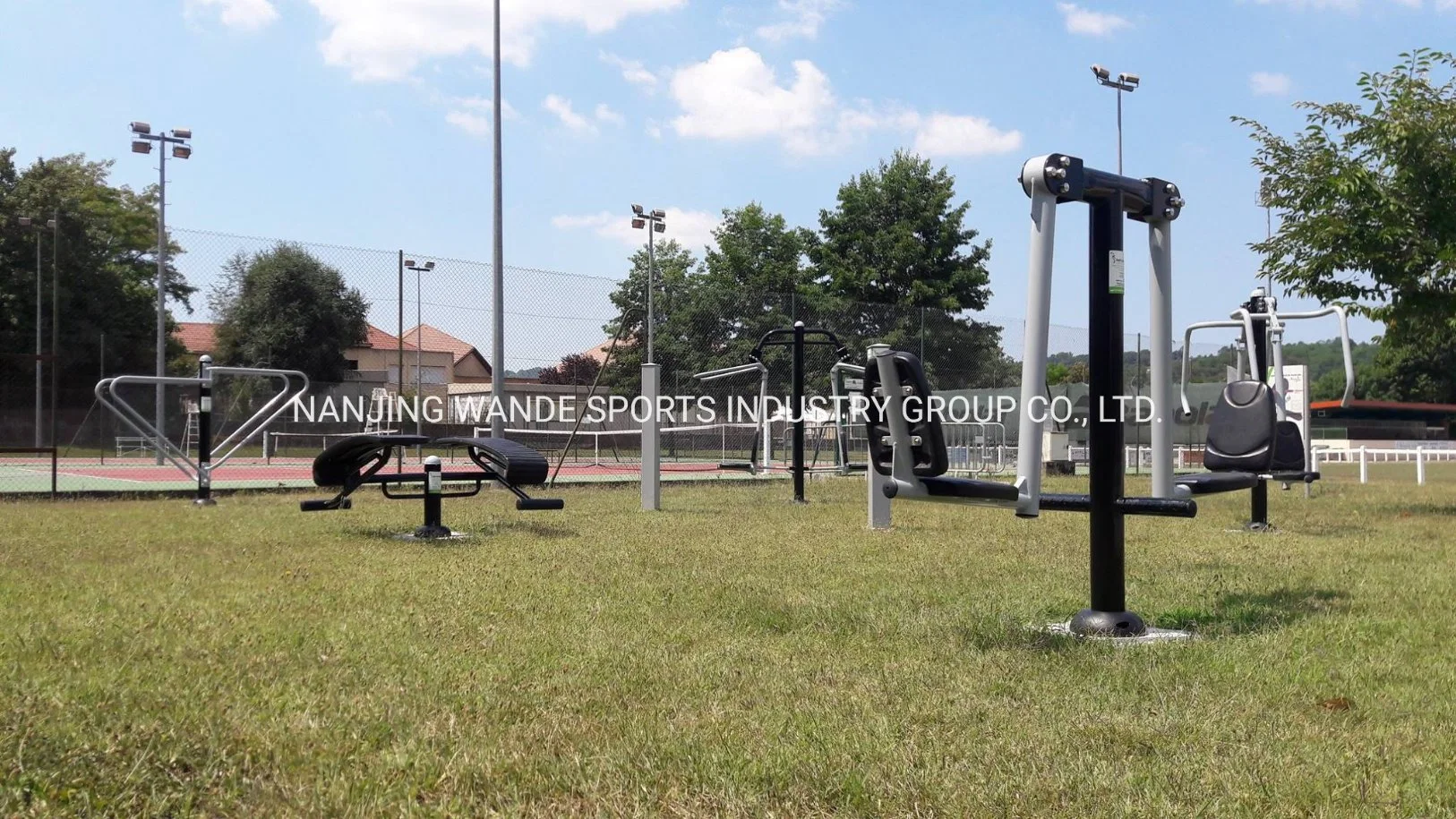 Galvanized Outdoor Fitness Equipment with Twist Stepper Wd-010490