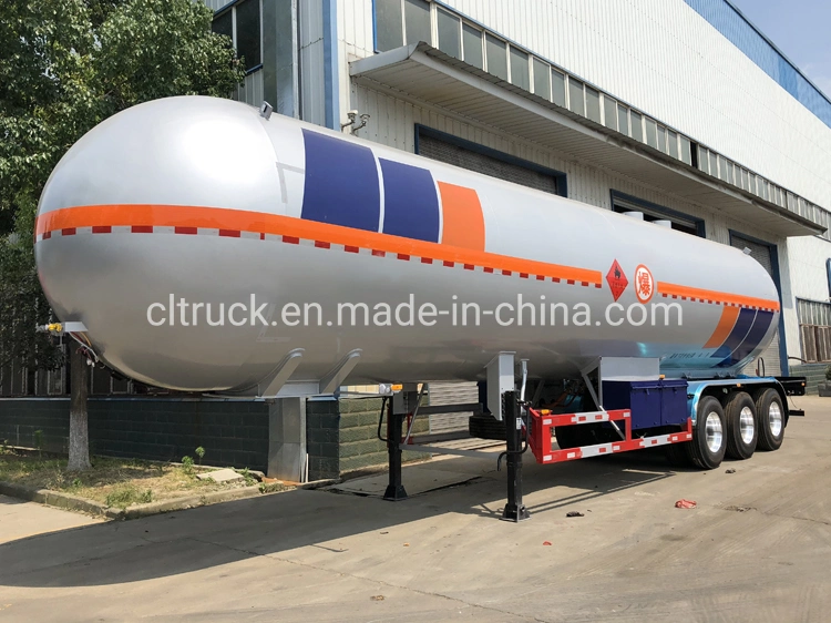 16000 Us Gl LPG Tanker Trailer 60 M3 Q345r LPG Tank Semi-Trailer