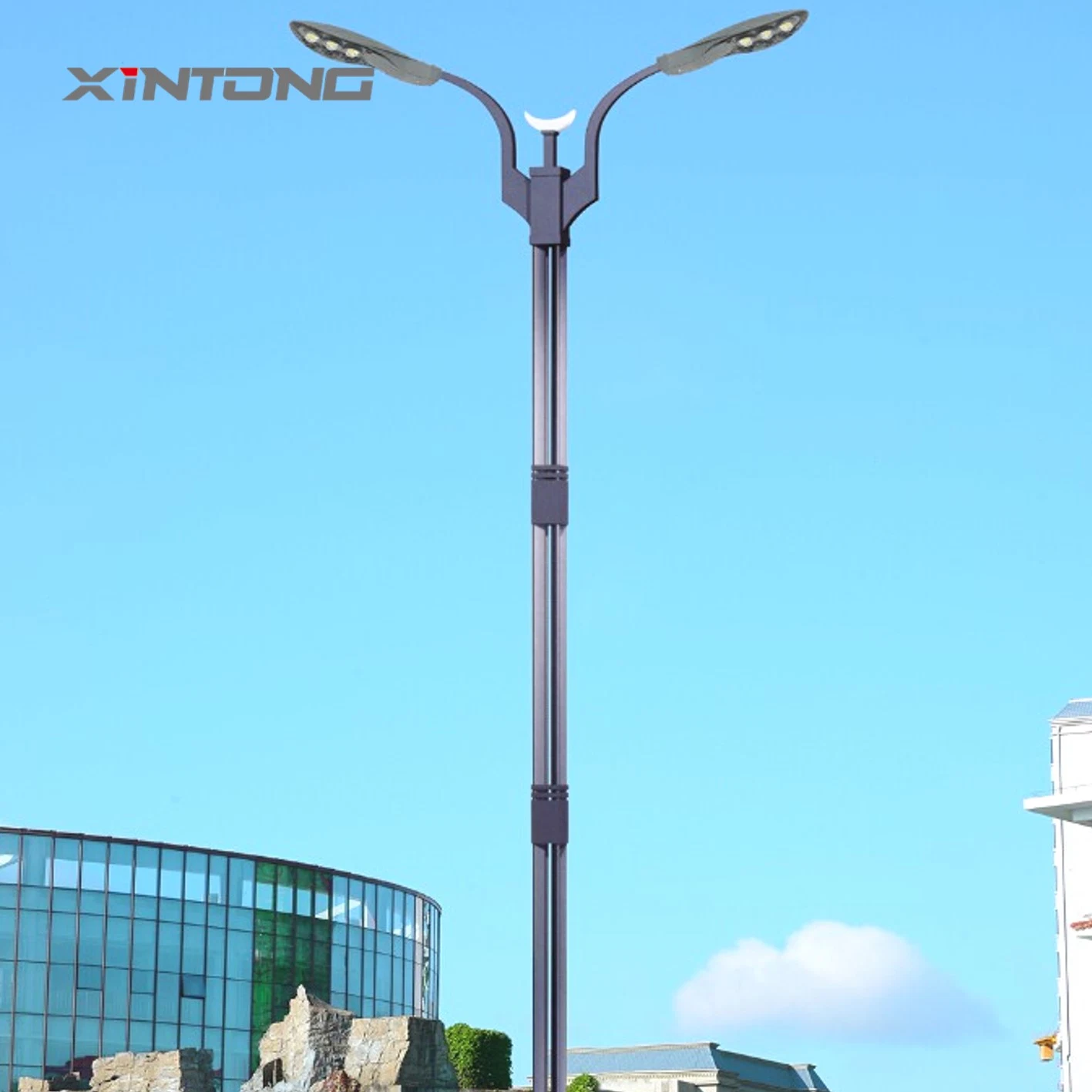 موقف السيارات من الألومنيوم Xintong علبة الكرتون Solar LED Street Light