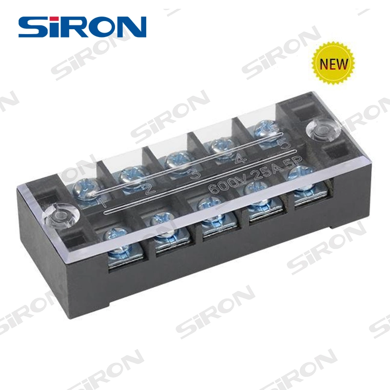 Siron Tb Series Electric Wire Screw Panel Mounted Barrier Terminal Block Fixed Terminal Blocks