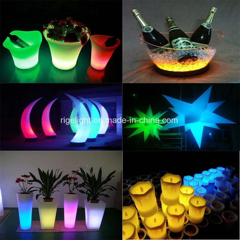 LED Ice Bucket Bar Table Lamp LED Flower pot for  Night Club