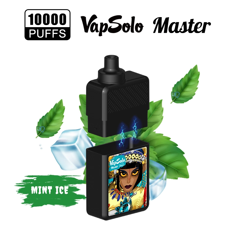 New Design Vapsolo Master 10000 Puff 2% Nicotine Smoking Vape Rechargeable Vape R and M Tornado Vape E Cigarette Kuwait Price