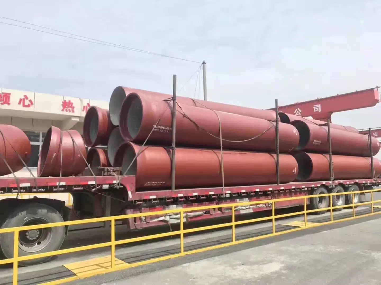 Ductile Iron Pipe Class K9 Cast Iron Pipe Length 5.7m-6.0m DN80-400 for Sewage Water