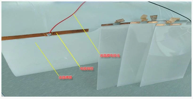 Privacidad conmutable Electrocrómicos Pdlc autoadhesiva cristal inteligente película para ventanas de cristal el matiz de vidrio con control remoto