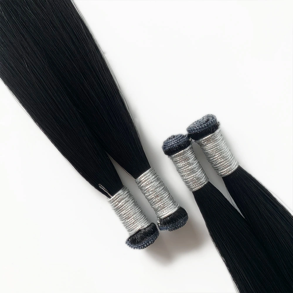 Wholesale/Supplier 12 a Russian Genius Weft Human Hair Remy Extensions Genius Weft Hair Extension