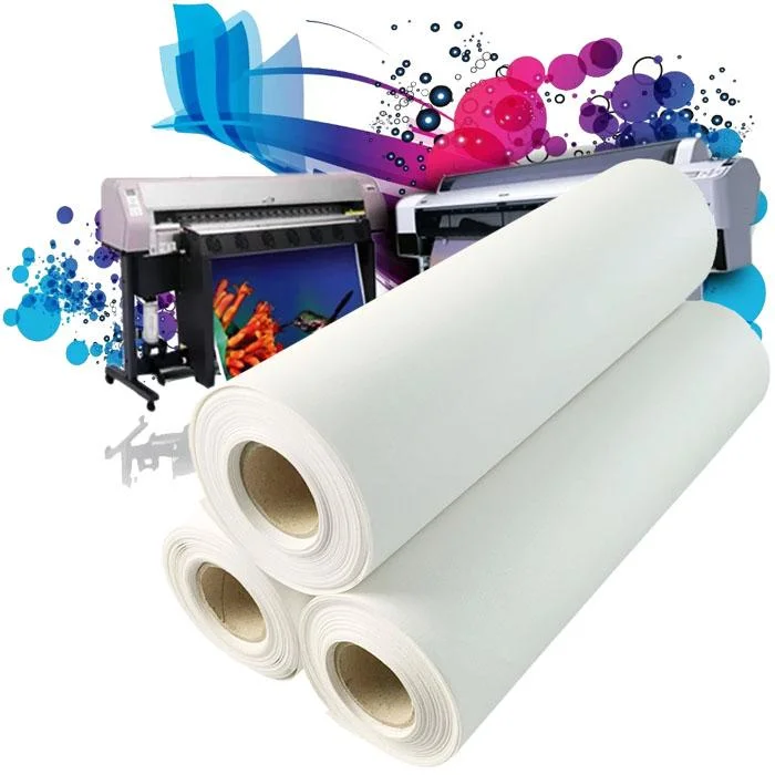 قماش طباعة رقمي مخضب HP Dye Inkjet 300g Poly-Cotton Custom Canvas رسوم على الرسم