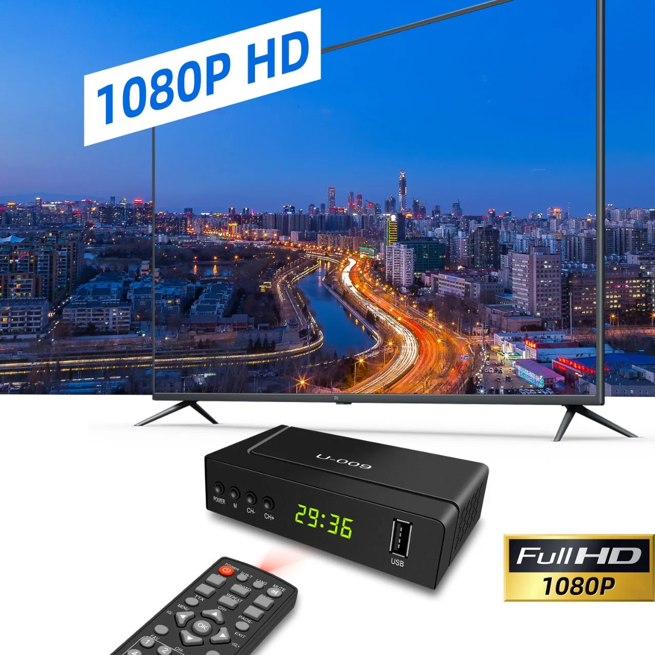 precio de fábrica Digital Libre TV Box 1080P Indonesia Evinix DVB DVB-T2 Youtube IPTV Decodificador.