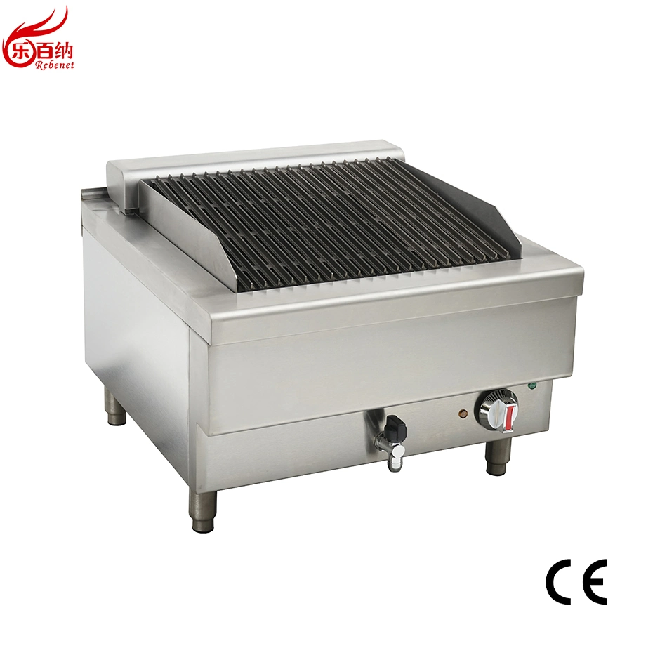 Encimera de gas Comercial BBQ parrilla de parrilla radiante en acero inoxidable Acero con homologación CE (BCE-16SX)