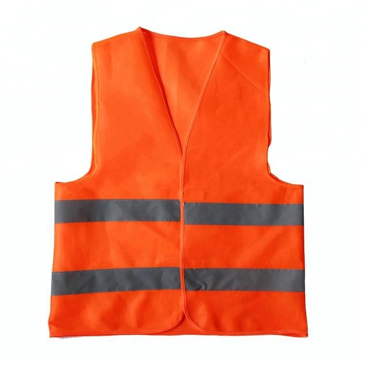 Customized Road Safety Polyester Reflective Waistcoat Vest Workwear for Women Men