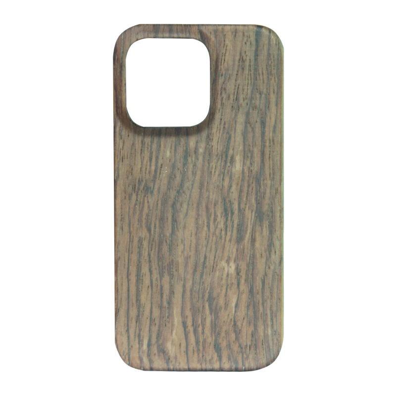 Venta caliente cráter Producto protector de lente resistente a las caídas de agua de madera Caja de teléfono para el iPhone 14 Caso