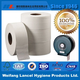 2ply Laminated Cener Feed Toilet Jumbo Roll to Prevent Cross Infection