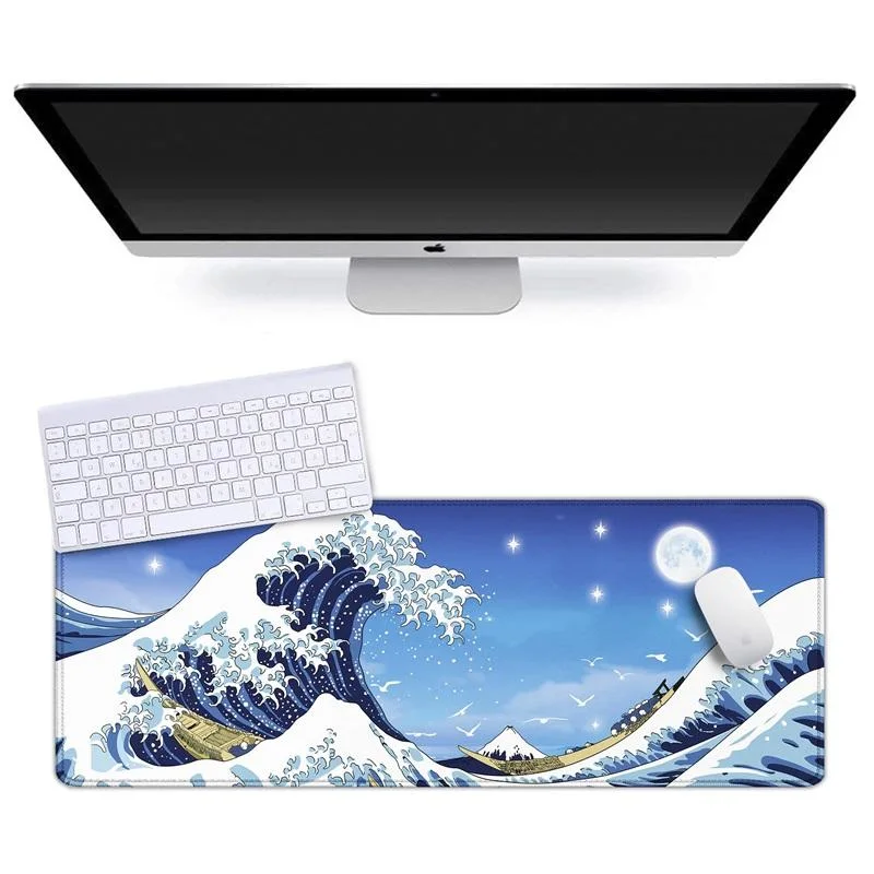 Large Natural Rubber Original Customized Lock Edge Overwatch Mouse Pad