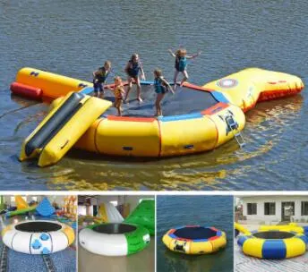 Cheap Adult Air Bouncer Inflatable Pool Trampolines Children Water Jumping Trampoline