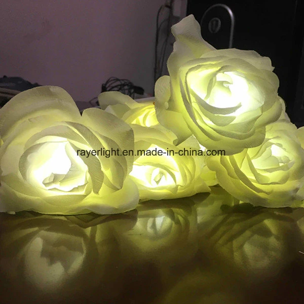 Garden Decoration Commercial Decoration Artificial Flowers Light Rose Light