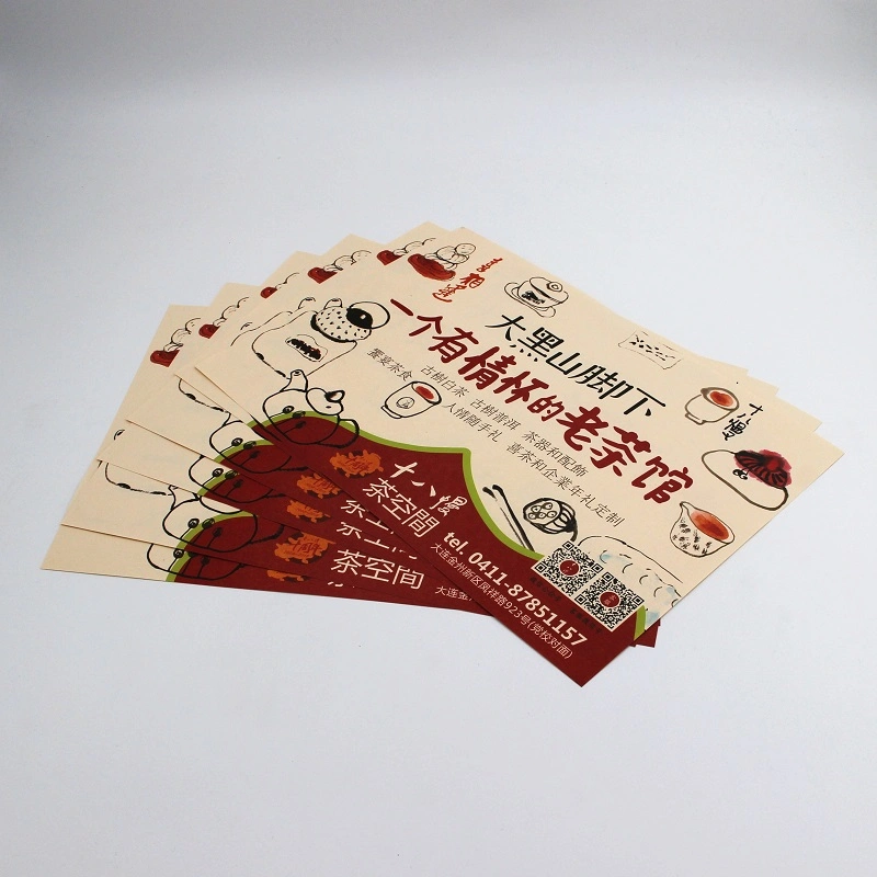 Custom Fast Food Menu Flyers Brochures Full Color Flyer Insert Card Printing