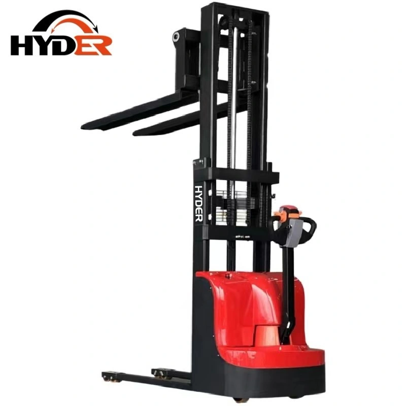 Narrow Aisle 1.5t Electric Three-Way Pallet Staker Forklift Material Handling Equipment with CE