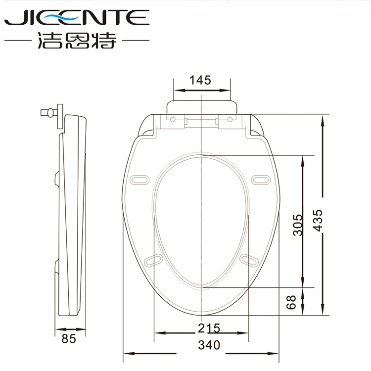 1006 UF Seat Cover Toilet Accessories Bathroom