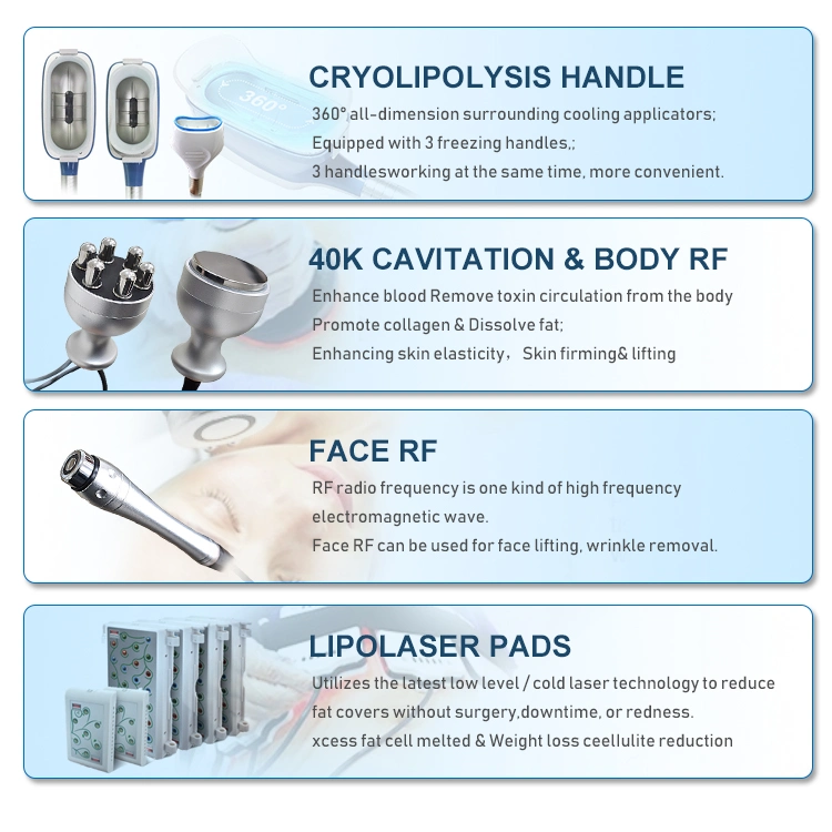 Newest Mini Gel Cryolipolysis Cryolipolysis professionnel Fat dépose la perte de poids de la machine Salon de beauté de l'équipement