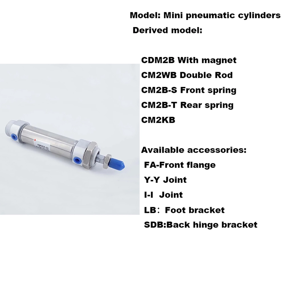 Rih Cm2bseries Guide Double-Shaft Twin-Rod Air Pneumatic Cylinder