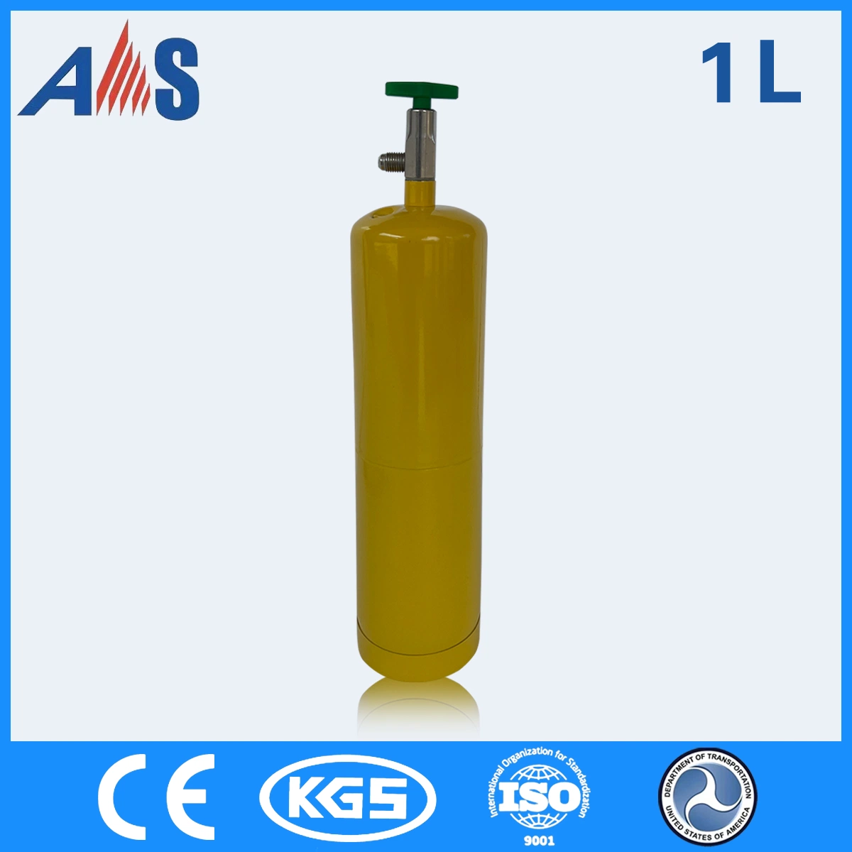 Stainless Steel 1L Disposable Gas Cylinder with Refrigerant 99.93% Purity at Direct Factory Price