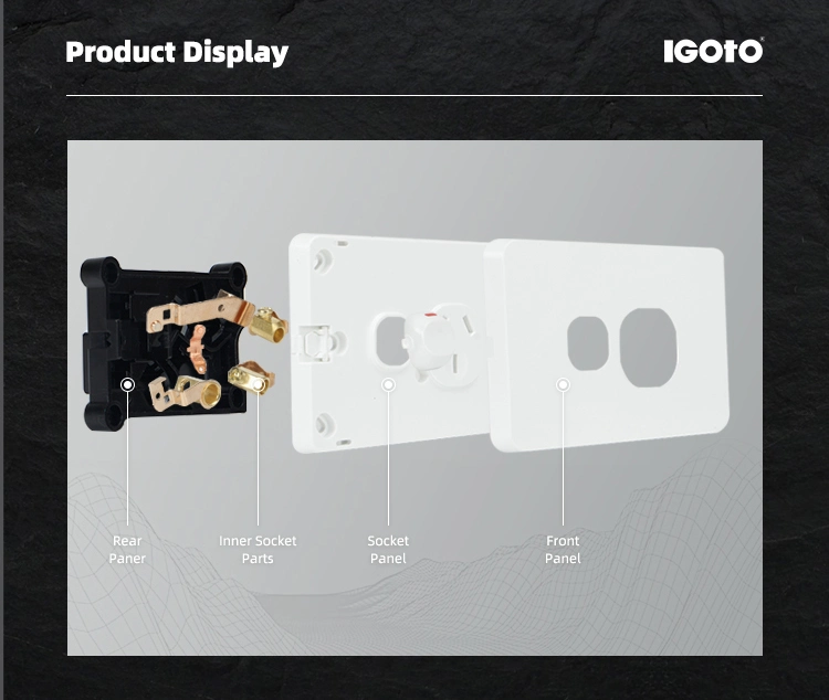 Australia AEA de buena calidad de la Toma de interruptor de pared eléctrica powerpoints