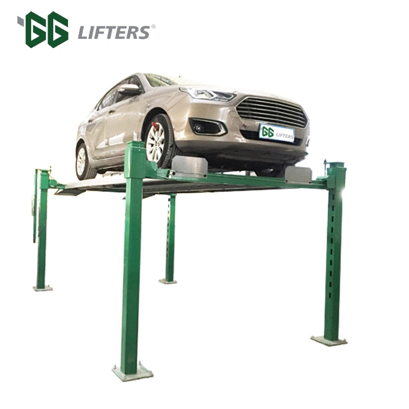 Four Post Car Parking Lift For Public Building garage equipment