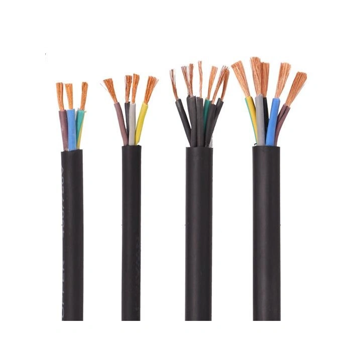 Yq/Yqw/Yz/Yzw/Yc/Ycw 450/750V 0.3-150mm&sup2; 2-5cores Waterproof Flame-Retardant Rubber Sheathed Power Cable and Wires