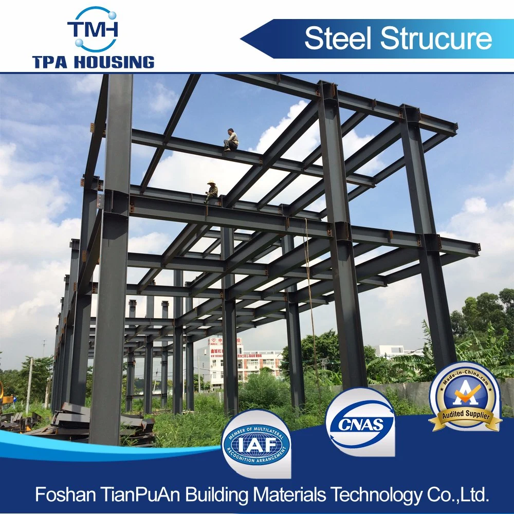 H Steel Frame Sandwich Wall Panel Prefab House Steel Structure Building