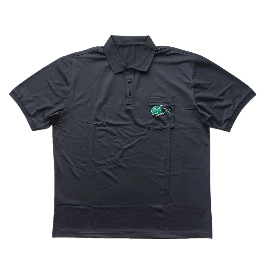 New Summer Light Weight Quick Dry Pique Fabric Embroidery Logo Polo Shirt for Men