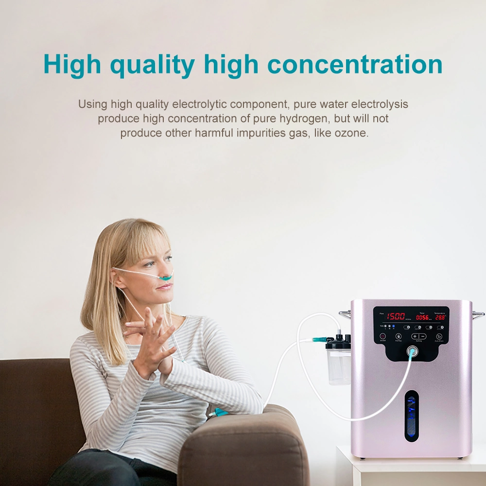 Physical Therapy H2 Hydrogen Absorption Machine High Purity Hydrogen Generation Inhalator