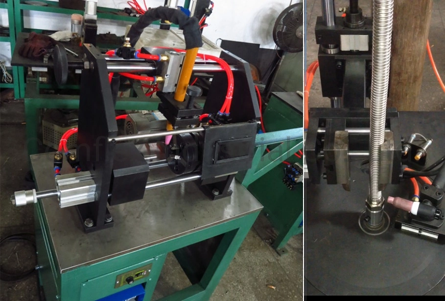 Fully Automatic Flexible Metal Hose Fittings / Pipe End Welding Machine