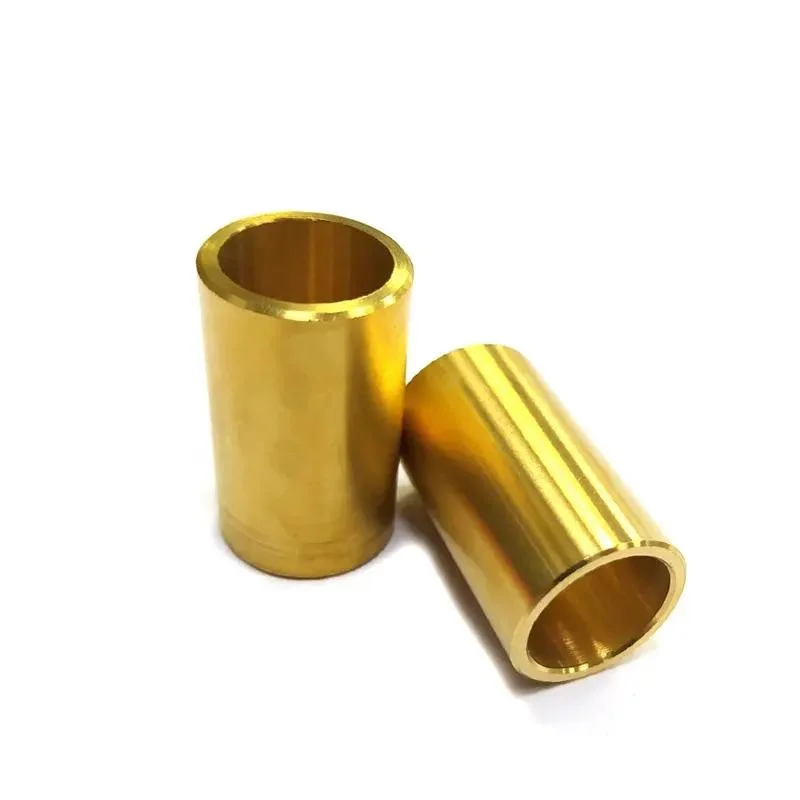 Custom Gold Anodized Sleeve Spacer Bushing