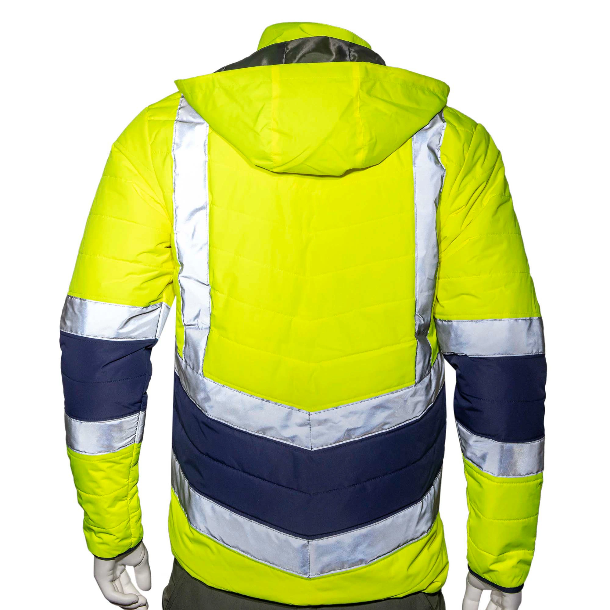 ملابس نسائية عاكسة من RainWear Safety Product ارتداء الستر الشتوي