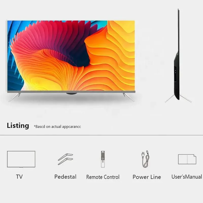 Smart TV Télévision 4K Téléviseur 55 pouces Téléviseurs LED