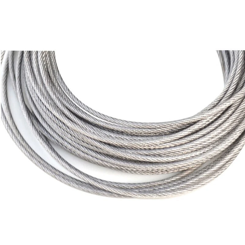 Factory Price Galvanized Ungalvanized 6X36ws+FC 19.05mm Winch Cable Steel Wire Rope for Hoisting Lifting Derrick