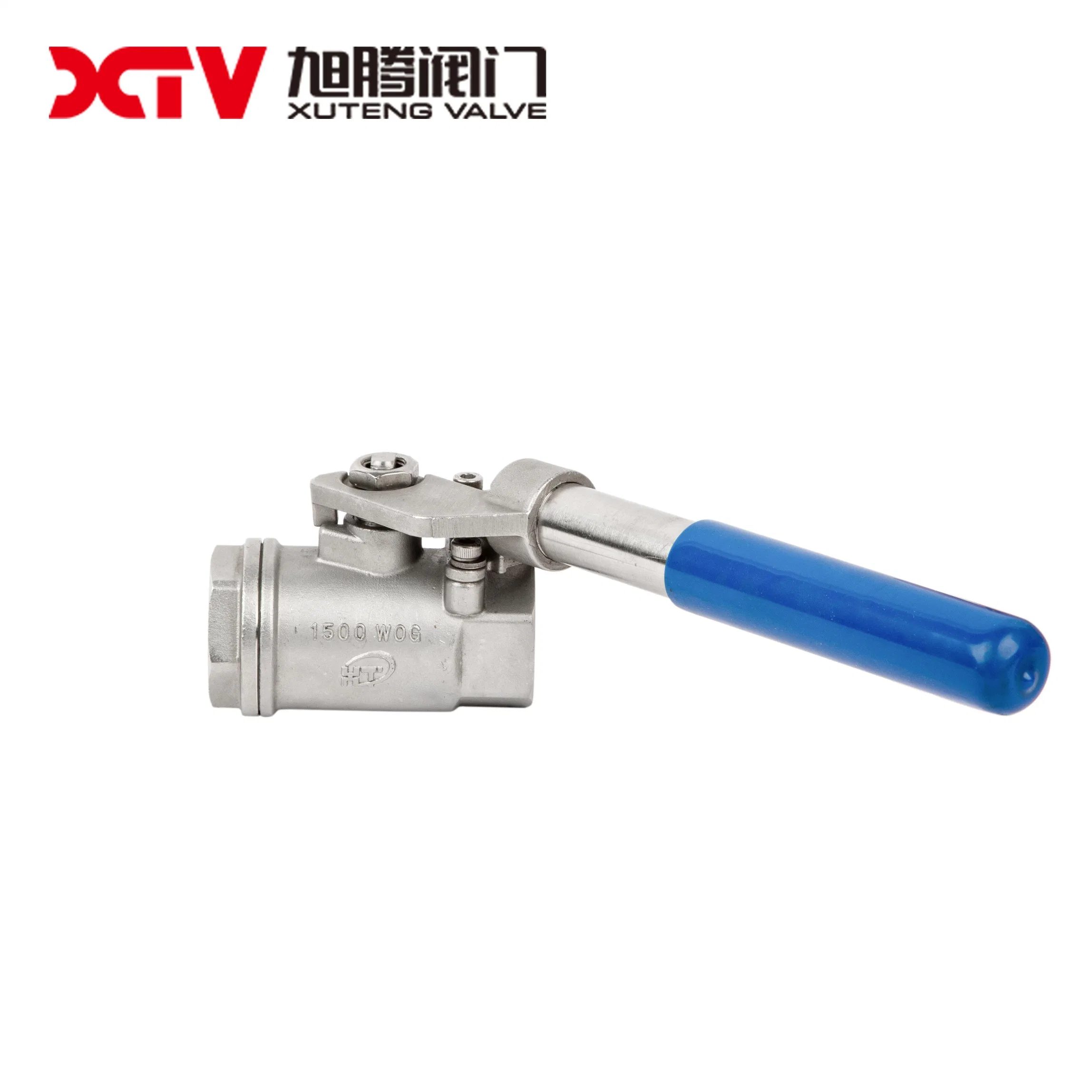 Xtv Coc/ CE / ISO 1500wog BSPT Spring Return Handle 2PC Ball Valve