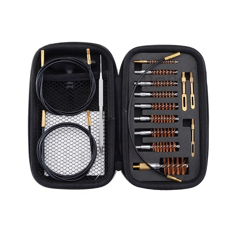 Kit de limpeza de pistola universal com adaptador de caça tática em latão