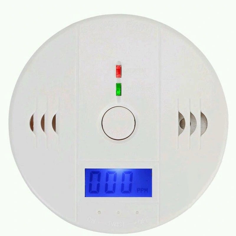 Sumring Best Design Carbon Monoxide Detector Co Alarm Gas Sensor LCD Battery