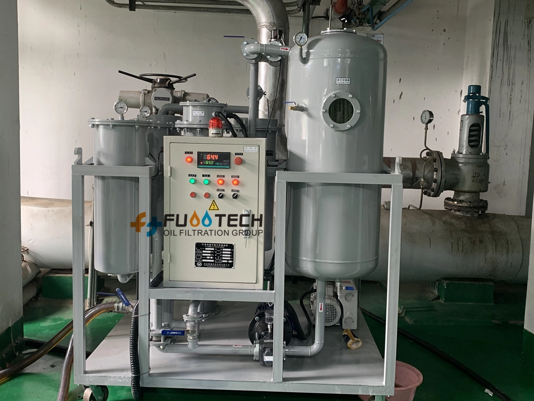 ISO-Vg-46 Gas Turbine Oil Purification Machine with High Vacuum Oil Water Separation Technology