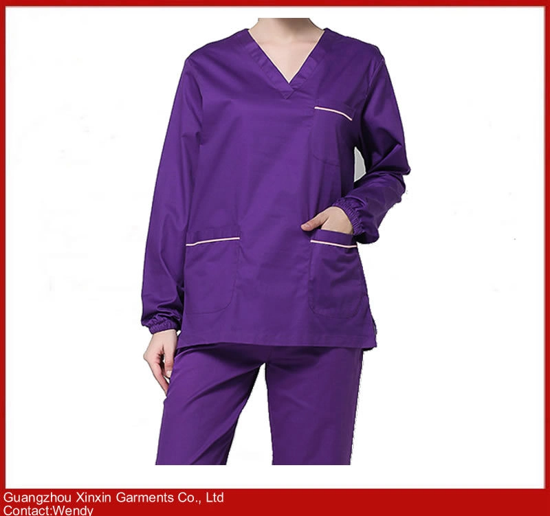 Fábrica de ropa de trabajo de Scrubs a precio barato personalizado (H10)