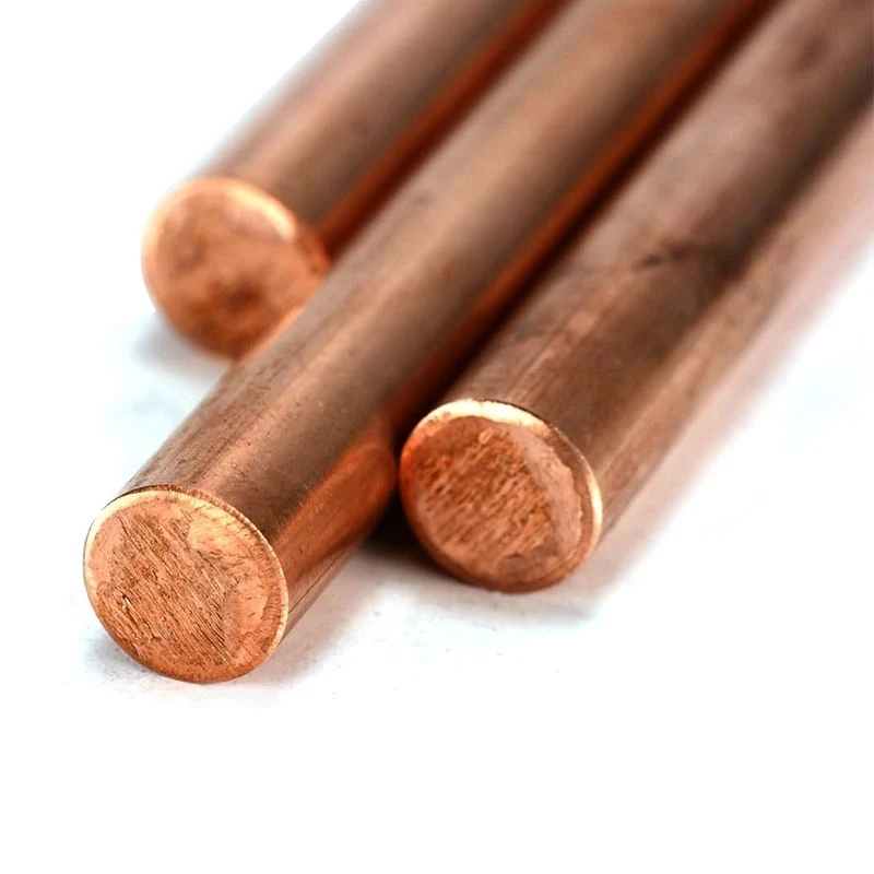 High quality/High cost performance C11000 C101 Dia 2-90mm Round Rod Copper Bar Hard Half-Hard 99.9% Pure Copper Red Copper