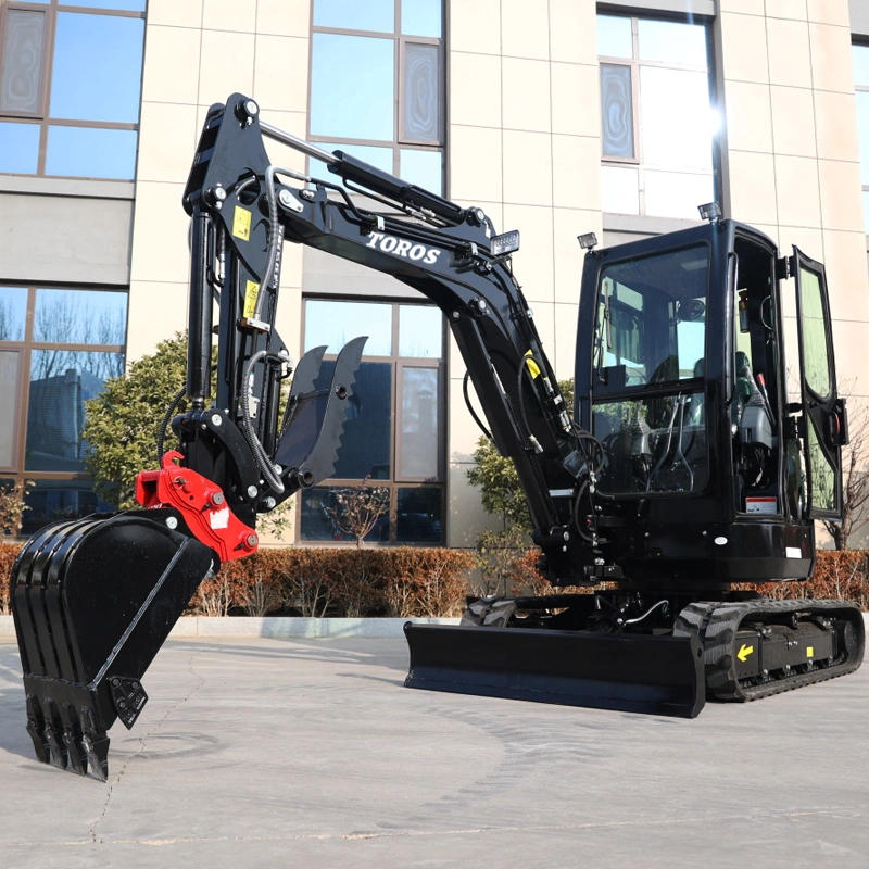 3,5 Ton 1000kg Factory Price Garden Crawler Excavadora de Marca Digger Mini Excavadora a la venta 1,5 toneladas 2 toneladas 3 toneladas Maquinaria de construcción Miniexcavadora de 5 toneladas