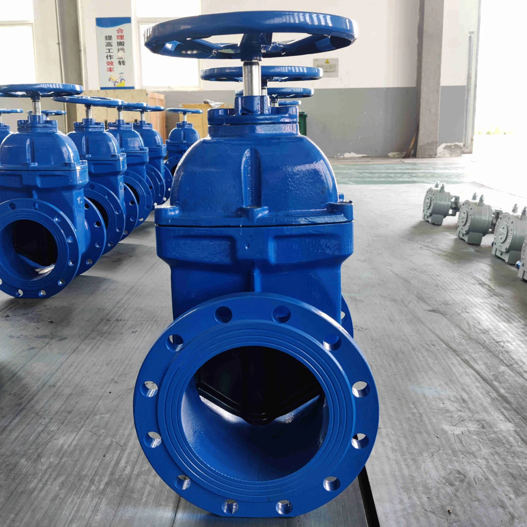 EPDM Diaphragm 2Cr13 Stem Non Rising Flange Connection Water Control Gate Valve