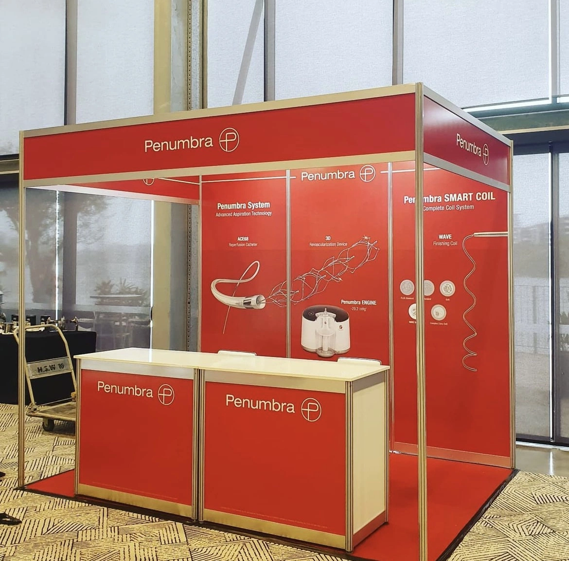 Recycelbare Messe Stand 3X6 Modulare Ausstellung Stoff Hintergrund Display